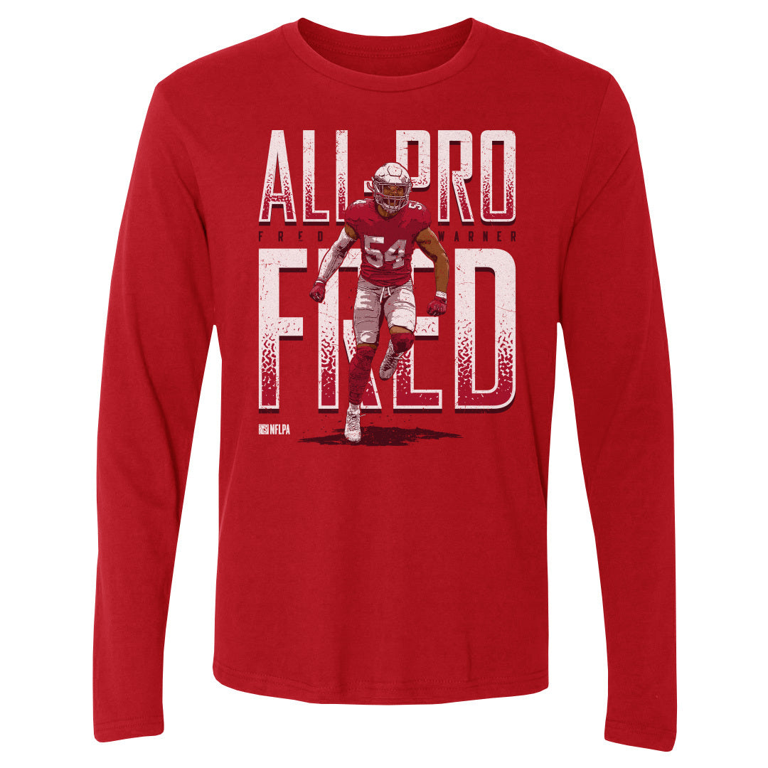 Fred Warner Men's Long Sleeve T-Shirt | 500 LEVEL