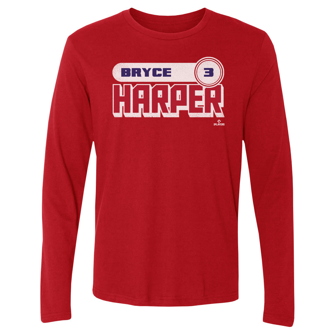 Bryce Harper Men's Long Sleeve T-Shirt | 500 LEVEL
