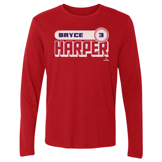 Bryce Harper Men's Long Sleeve T-Shirt | 500 LEVEL