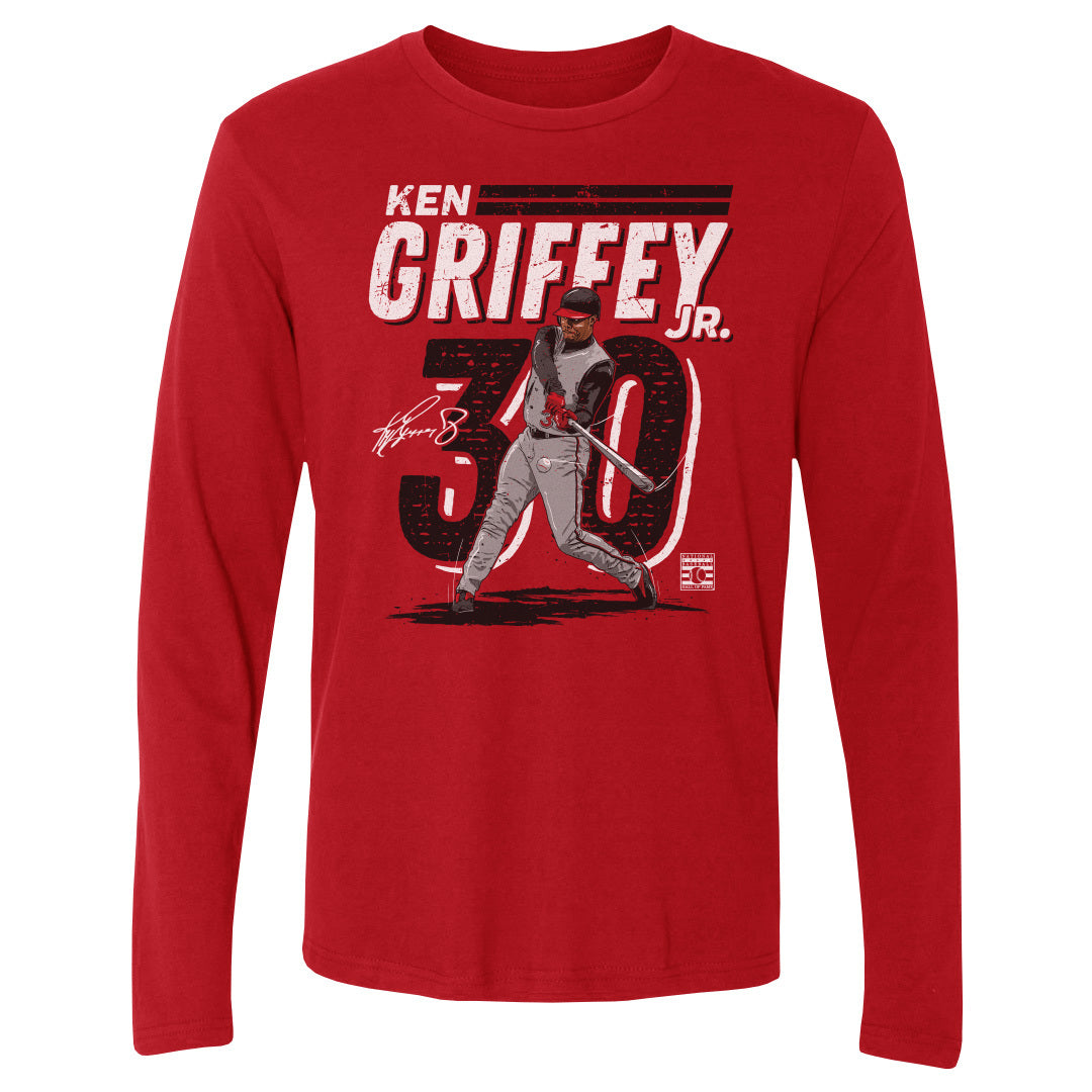 Ken Griffey Jr. Men's Long Sleeve T-Shirt | 500 LEVEL