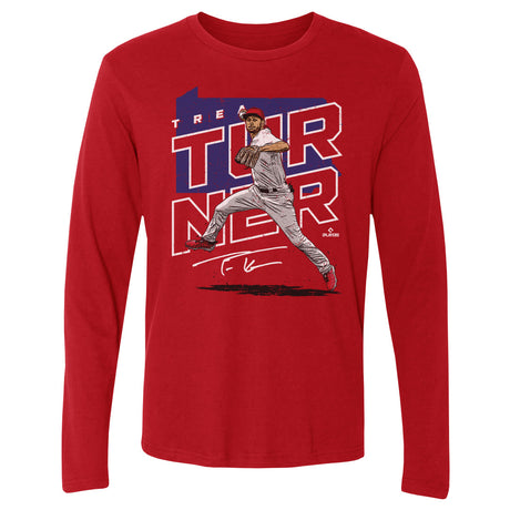 Trea Turner Men's Long Sleeve T-Shirt | 500 LEVEL