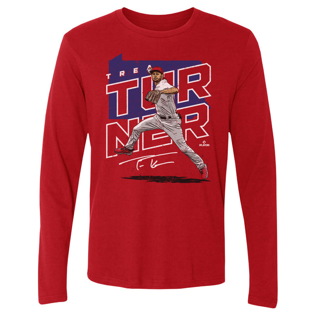 Trea Turner Men's Long Sleeve T-Shirt | 500 LEVEL