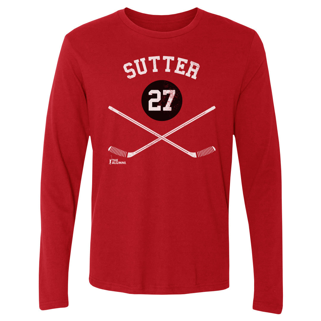 Darryl Sutter Men&#39;s Long Sleeve T-Shirt | 500 LEVEL