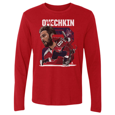 Alex Ovechkin Men's Long Sleeve T-Shirt | 500 LEVEL