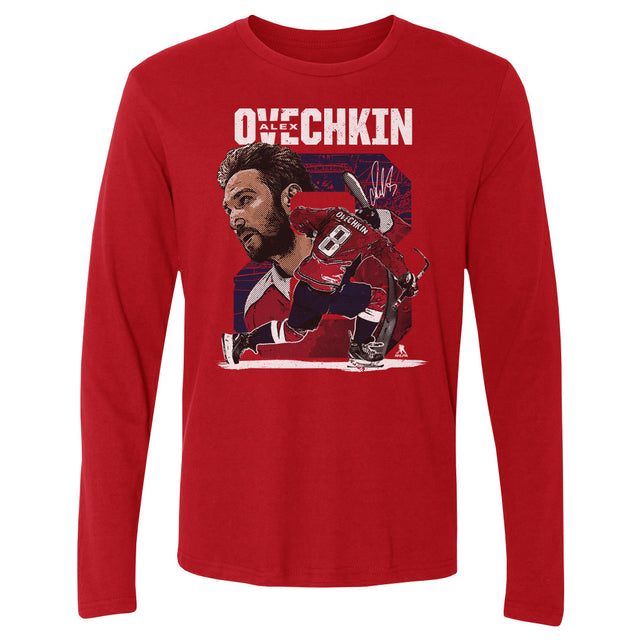 Alex Ovechkin Men's Long Sleeve T-Shirt | 500 LEVEL