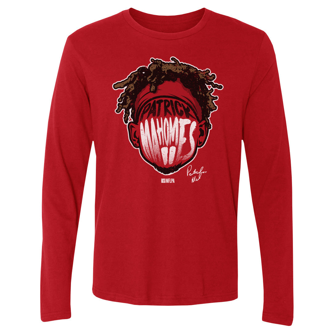 Patrick Mahomes Men's Long Sleeve T-Shirt | 500 LEVEL