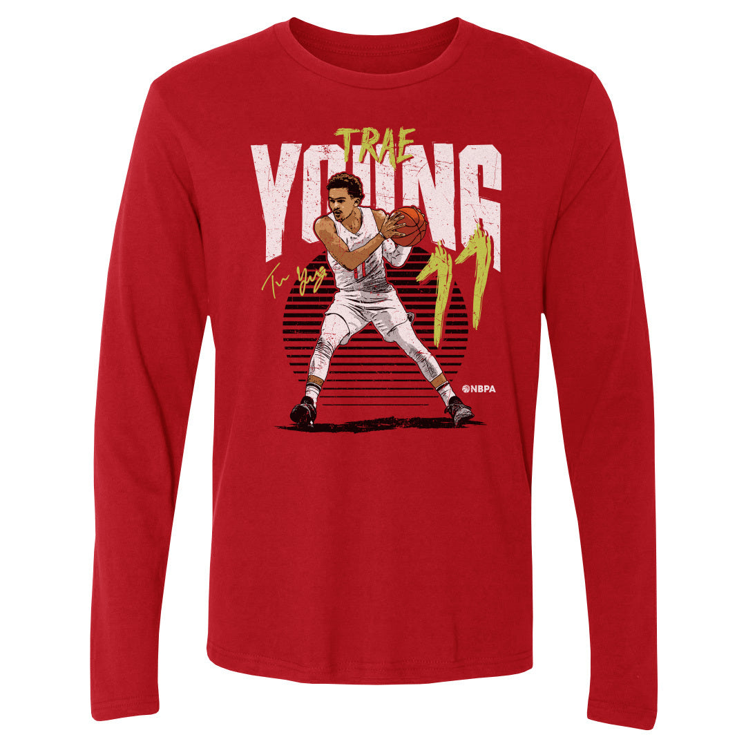 Trae Young Men's Long Sleeve T-Shirt | 500 LEVEL