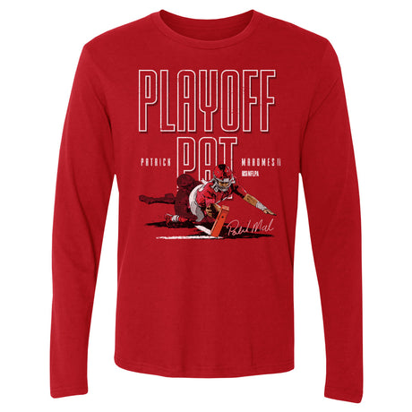 Patrick Mahomes Men's Long Sleeve T-Shirt | 500 LEVEL