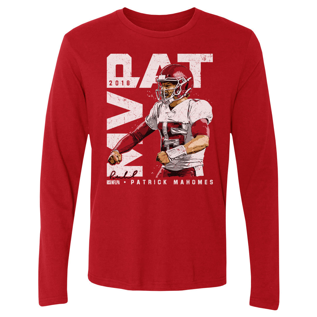 Patrick Mahomes Men's Long Sleeve T-Shirt | 500 LEVEL