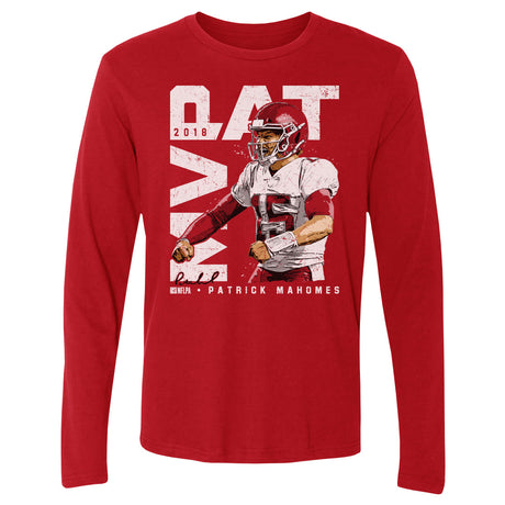 Patrick Mahomes Men's Long Sleeve T-Shirt | 500 LEVEL