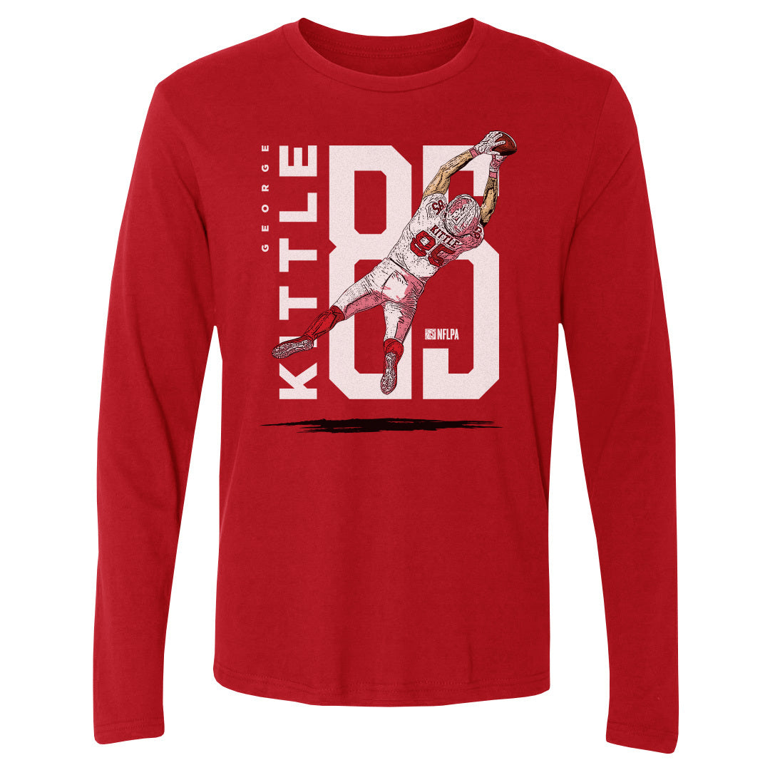 George Kittle Men's Long Sleeve T-Shirt | 500 LEVEL