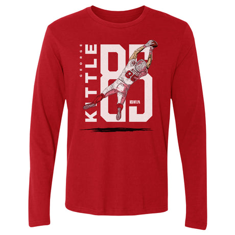George Kittle Men's Long Sleeve T-Shirt | 500 LEVEL