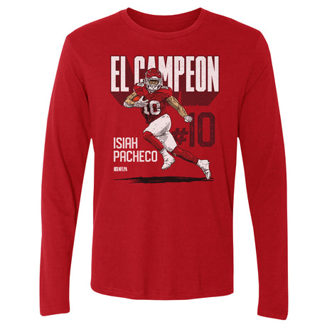 Isiah Pacheco Men's Long Sleeve T-Shirt | 500 LEVEL
