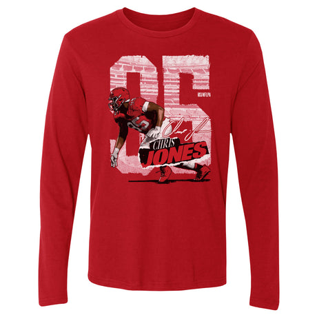Chris Jones Men's Long Sleeve T-Shirt | 500 LEVEL