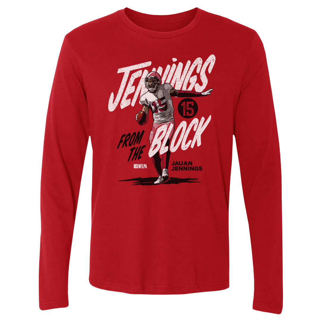 Jauan Jennings Men's Long Sleeve T-Shirt | 500 LEVEL
