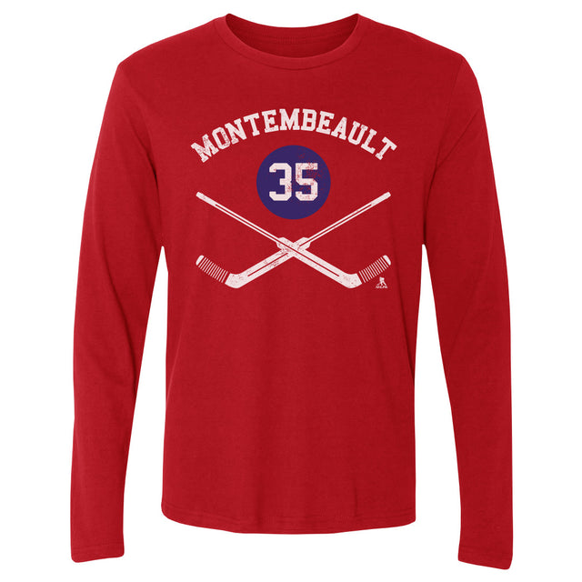 Sam Montembeault Men's Long Sleeve T-Shirt | 500 LEVEL