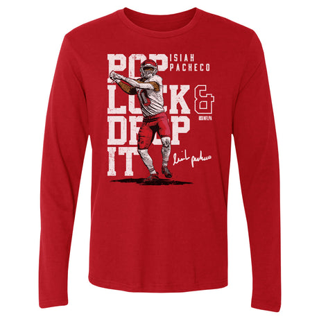 Isiah Pacheco Men's Long Sleeve T-Shirt | 500 LEVEL