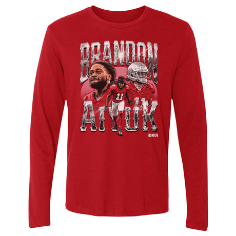 Brandon Aiyuk Men's Long Sleeve T-Shirt | 500 LEVEL