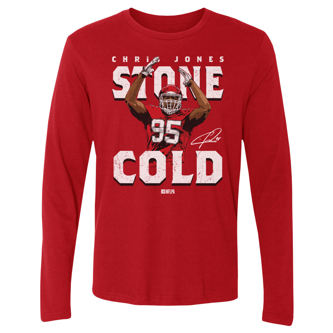 Chris Jones Men's Long Sleeve T-Shirt | 500 LEVEL