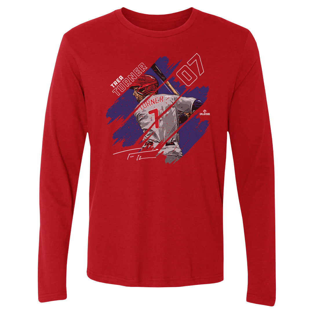 Trea Turner Men's Long Sleeve T-Shirt | 500 LEVEL