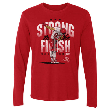 Travis Kelce Men's Long Sleeve T-Shirt | 500 LEVEL