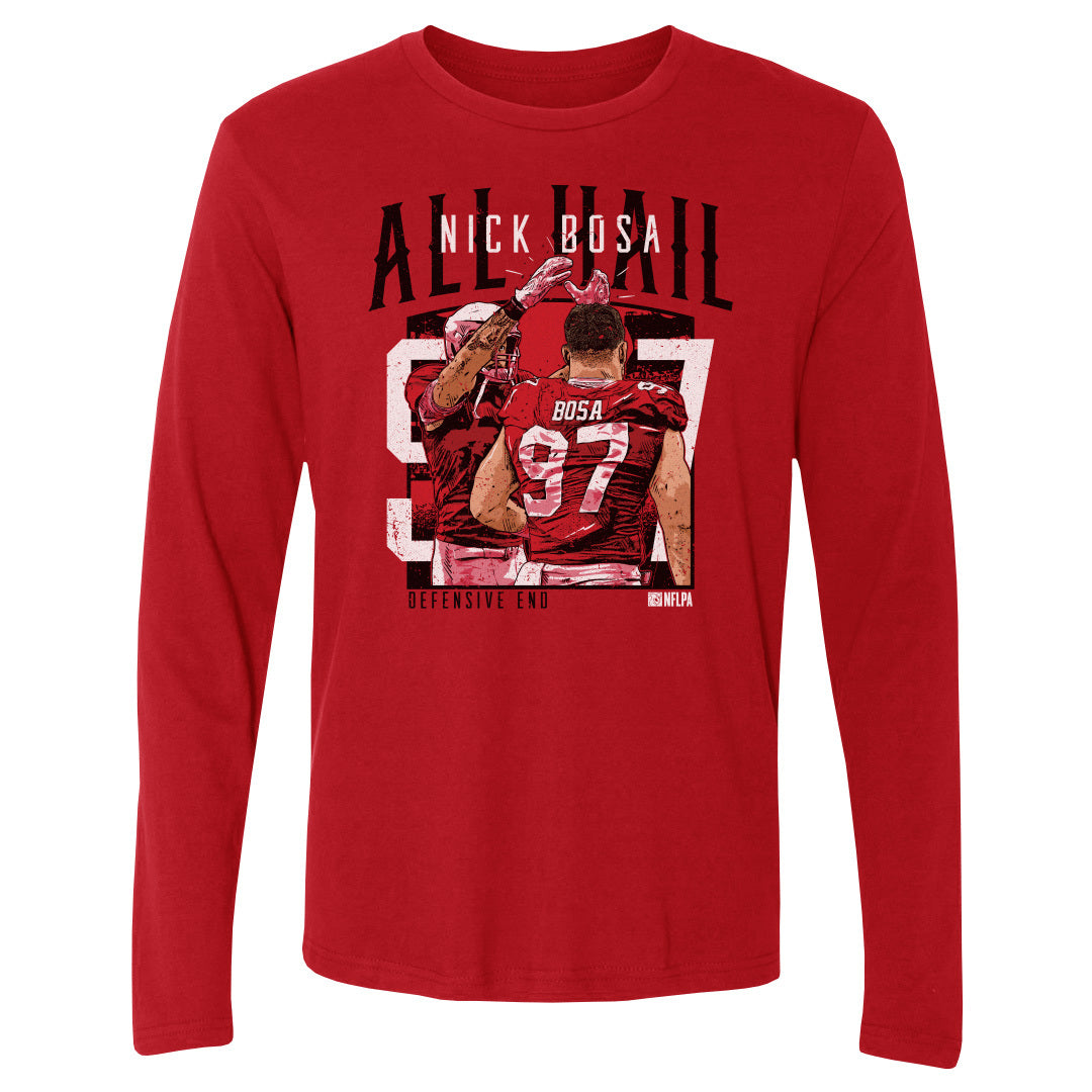 Nick Bosa Men's Long Sleeve T-Shirt | 500 LEVEL