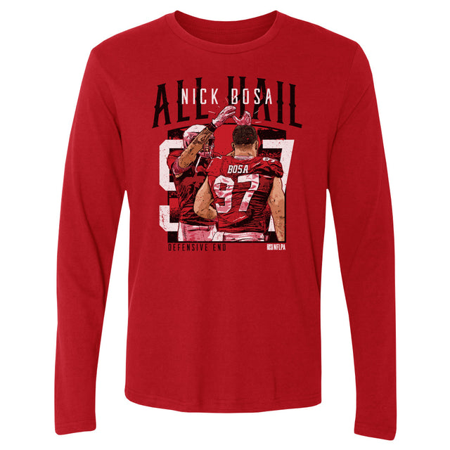 Nick Bosa Men's Long Sleeve T-Shirt | 500 LEVEL