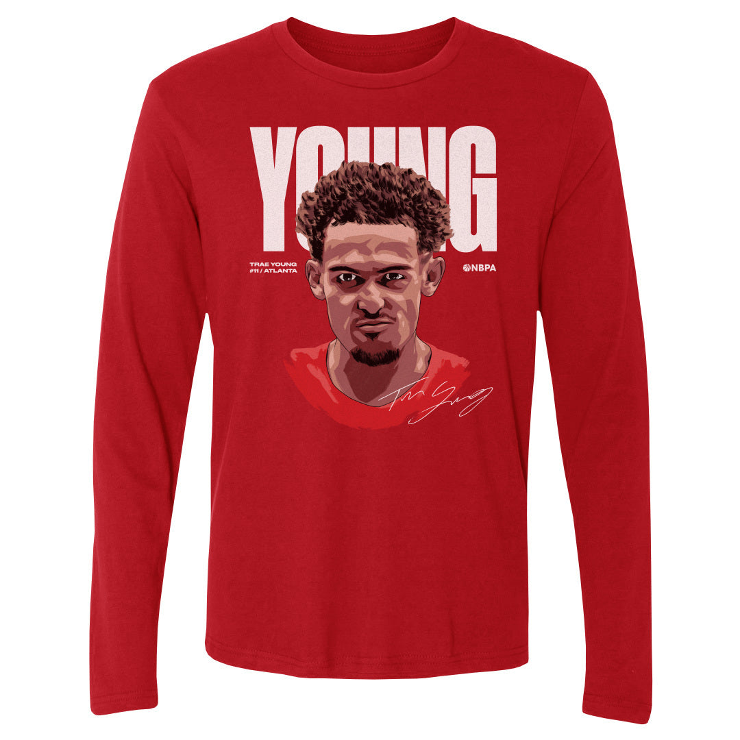 Trae Young Men's Long Sleeve T-Shirt | 500 LEVEL