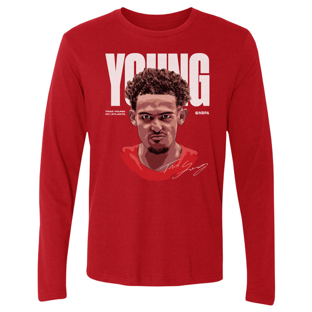 Trae Young Men's Long Sleeve T-Shirt | 500 LEVEL