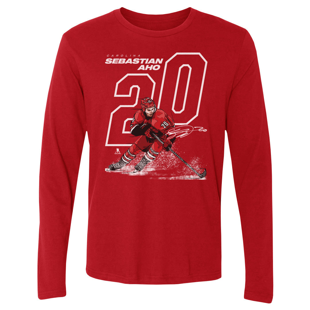 Sebastian Aho Men's Long Sleeve T-Shirt | 500 LEVEL