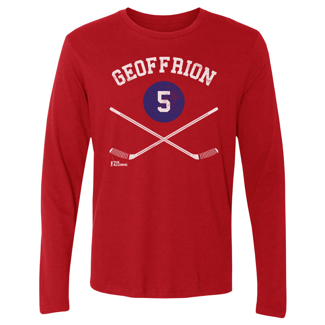 Bernie Geoffrion Men&#39;s Long Sleeve T-Shirt | 500 LEVEL