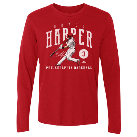Bryce Harper Men's Long Sleeve T-Shirt | 500 LEVEL