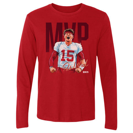 Patrick Mahomes Men's Long Sleeve T-Shirt | 500 LEVEL
