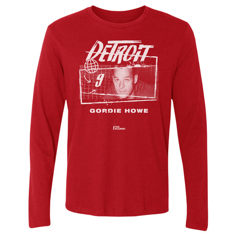 Gordie Howe Men's Long Sleeve T-Shirt | 500 LEVEL