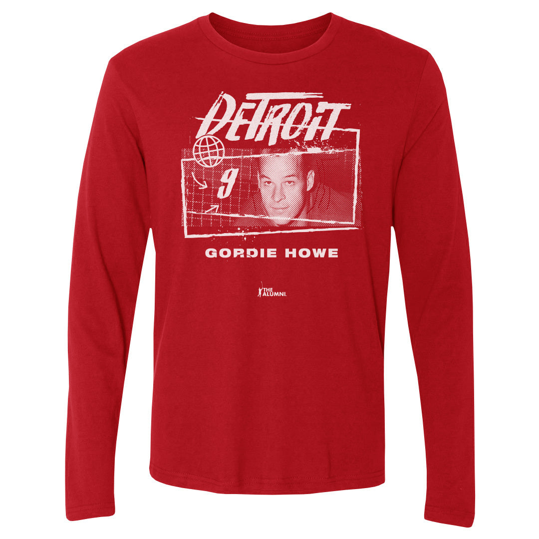 Gordie Howe Men&#39;s Long Sleeve T-Shirt | 500 LEVEL