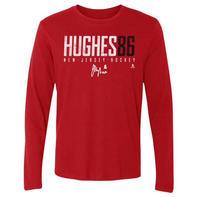 Jack Hughes Men's Long Sleeve T-Shirt | 500 LEVEL