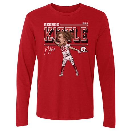 George Kittle Men's Long Sleeve T-Shirt | 500 LEVEL