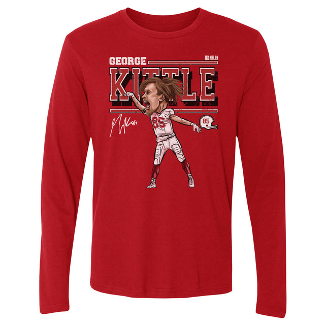 George Kittle Men's Long Sleeve T-Shirt | 500 LEVEL