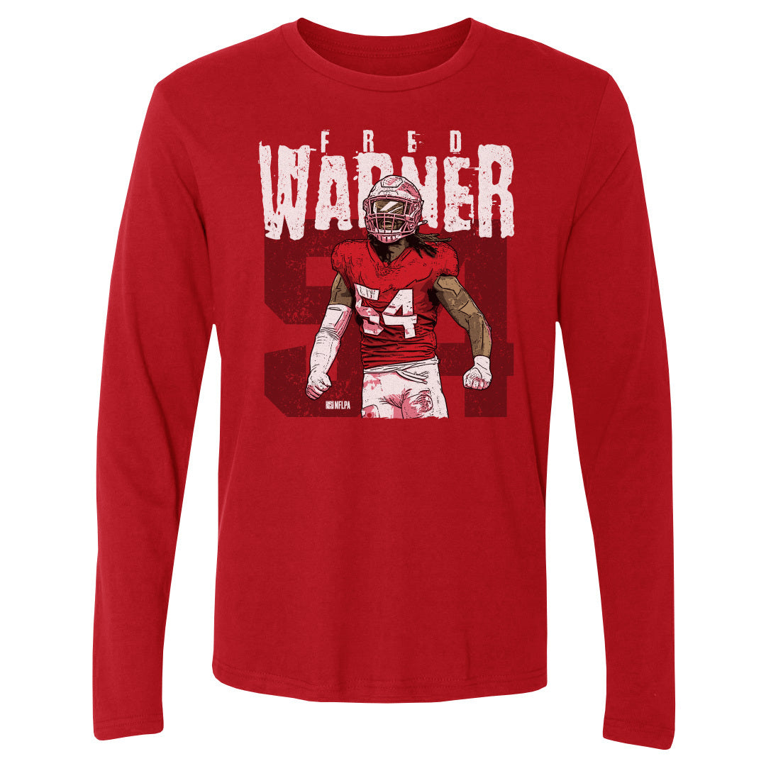 Fred Warner Men's Long Sleeve T-Shirt | 500 LEVEL