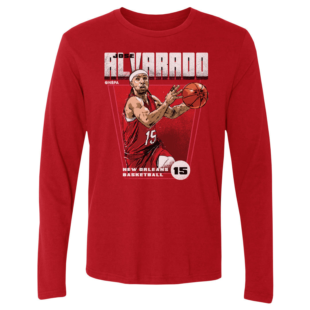 Jose Alvarado Men's Long Sleeve T-Shirt | 500 LEVEL