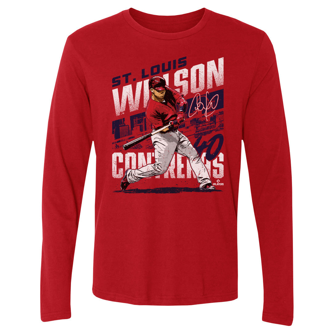 Willson Contreras Men's Long Sleeve T-Shirt | 500 LEVEL