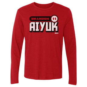 Brandon Aiyuk Men's Long Sleeve T-Shirt | 500 LEVEL