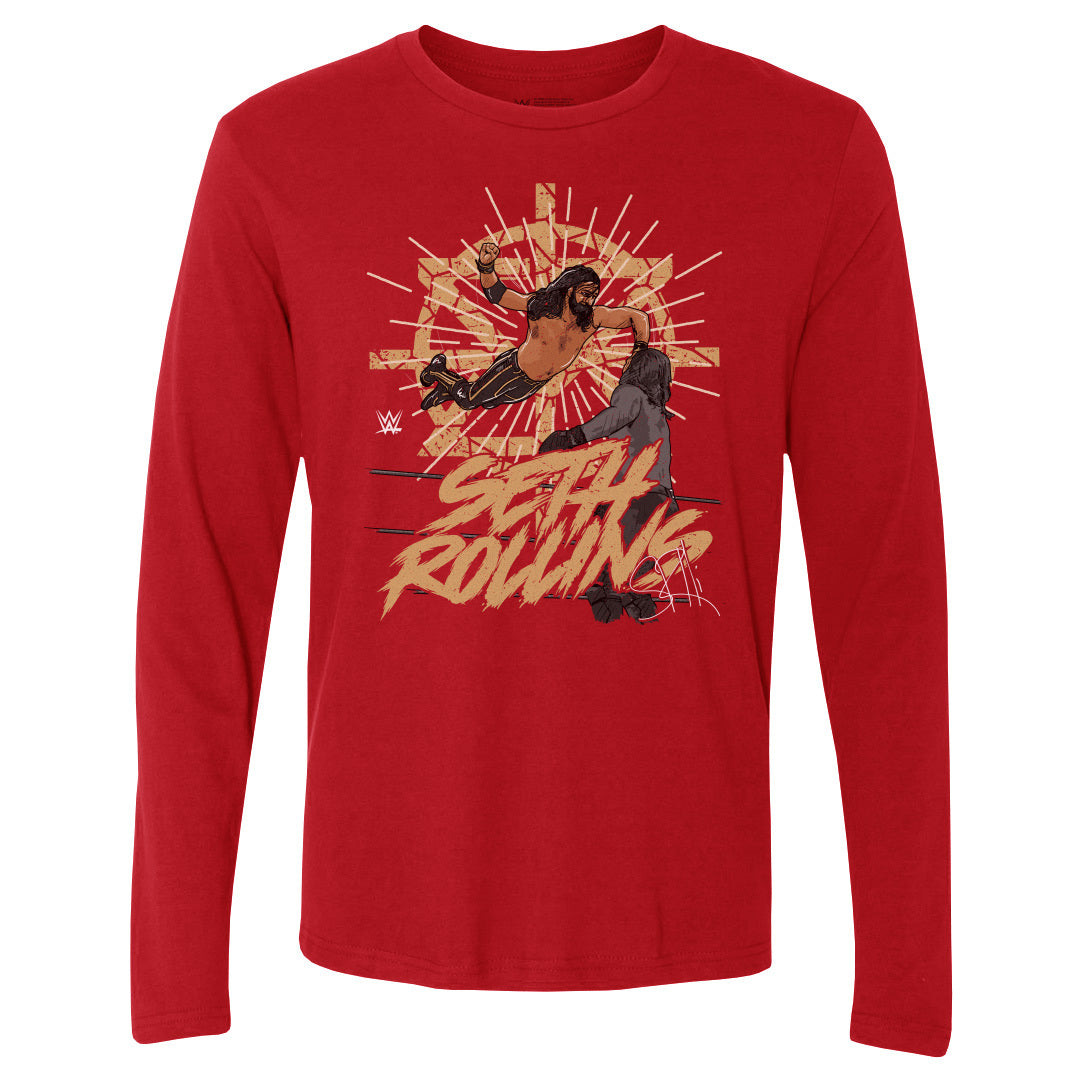 Seth Rollins Men's Long Sleeve T-Shirt | 500 LEVEL