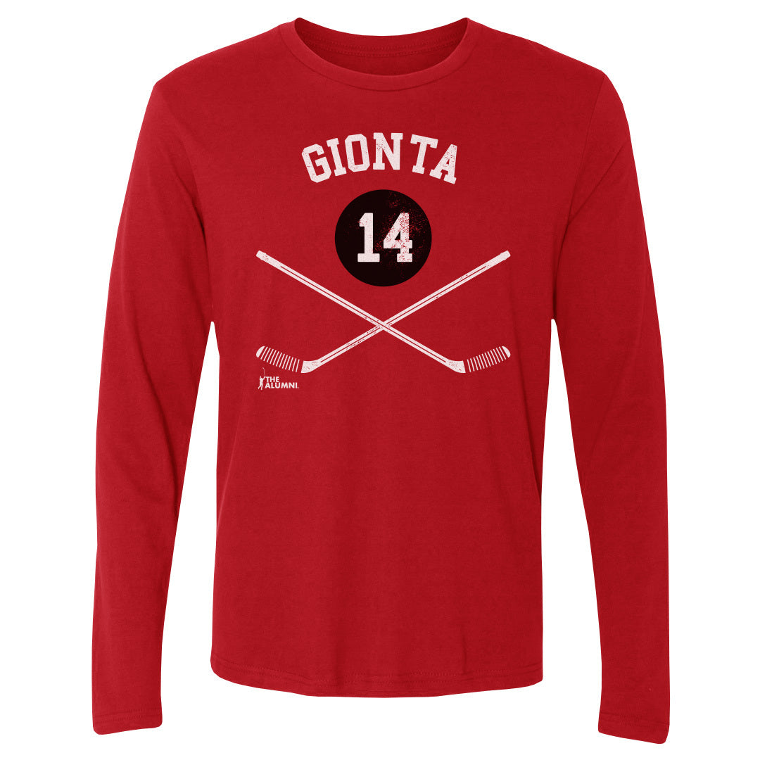 Brian Gionta Men&#39;s Long Sleeve T-Shirt | 500 LEVEL