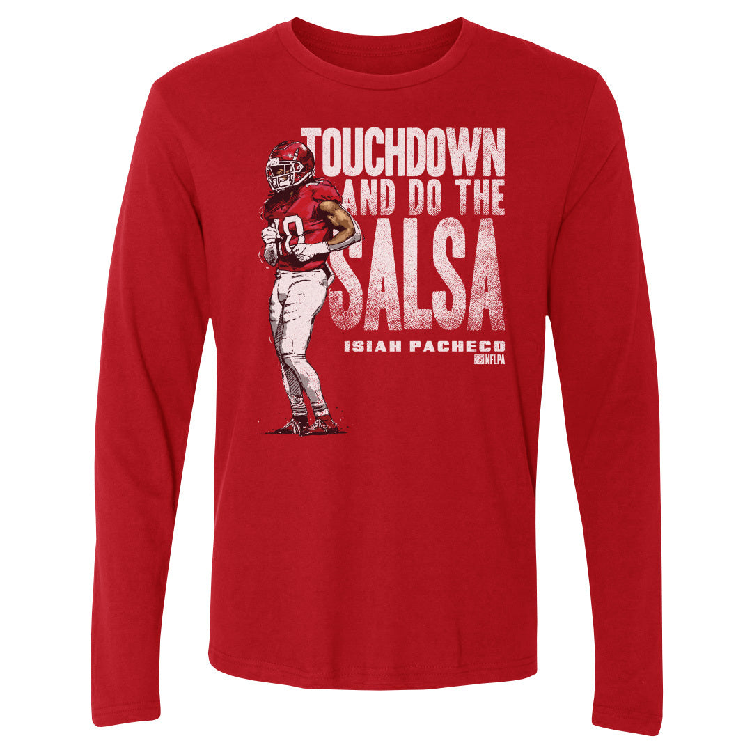 Isiah Pacheco Men's Long Sleeve T-Shirt | 500 LEVEL