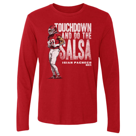 Isiah Pacheco Men's Long Sleeve T-Shirt | 500 LEVEL