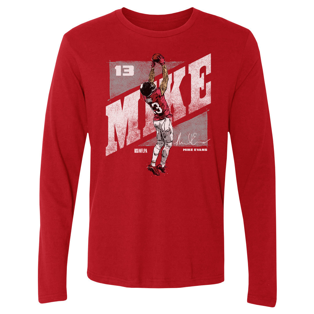 Mike Evans Men's Long Sleeve T-Shirt | 500 LEVEL