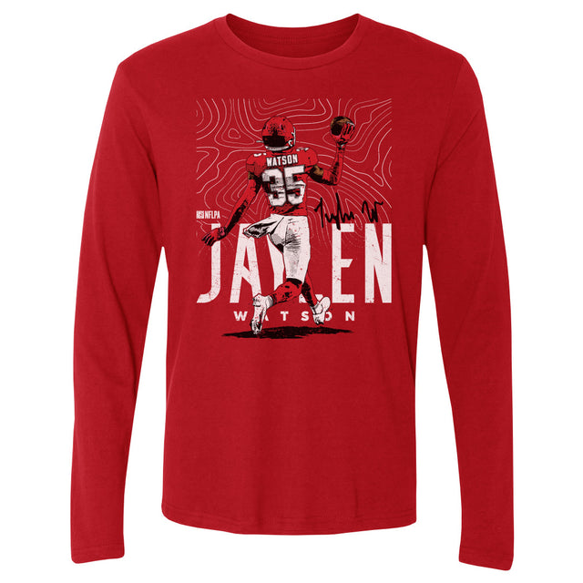 Jaylen Watson Men's Long Sleeve T-Shirt | 500 LEVEL