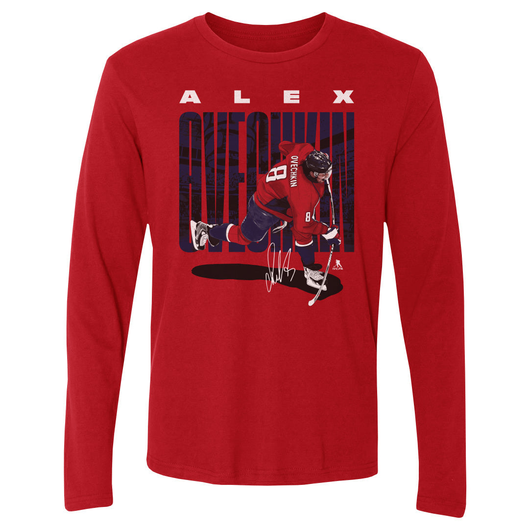 Alex Ovechkin Men's Long Sleeve T-Shirt | 500 LEVEL
