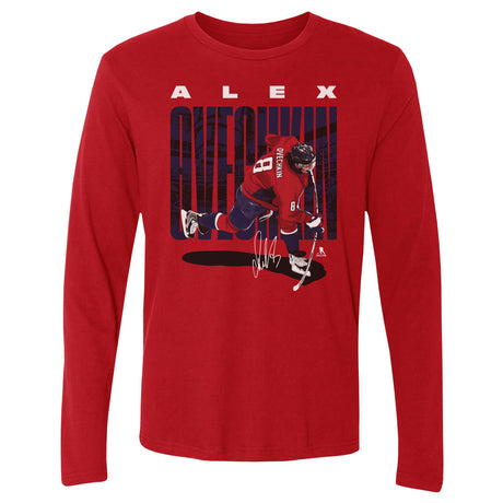 Alex Ovechkin Men's Long Sleeve T-Shirt | 500 LEVEL